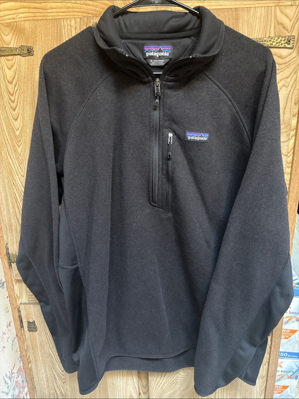Patagonia Men's Better Sweater® 1/4 Zip Black Size XL